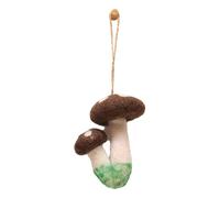 Cute Keychain Lanyard Phone Pendant Mushroom Shaped Phone Chain Felt Texture Enhance Daily Style Colorful Felt Hanging, フリーサイズ