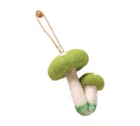 Cute Keychain Lanyard Phone Pendant Mushroom Shaped Phone Chain Felt Texture Enhance Daily Style Red Mushroom Decor, フリーサイズ