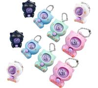 Cute Keychains, 10Pcs Keychain, Guessing Boxing Cute Keychains Rock Paper Scissors Toy Bag Charm Candy Pendant Jewelry Keyring for Car Key Handbags Tote Purse Accessories