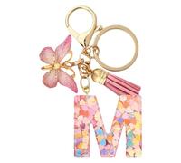 Cute Keychains for Car Keys Tassel Butterfly Bag Charm