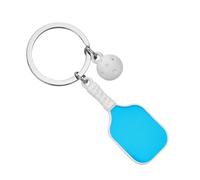 Cute Keyring - Cute Humorous Metal Pendant Lightweight Sports Design Key Holder with Bag Pendant Gift for Women Girlfriends Athletes - Bag Backpack, sky blue, Siehe Beschreibung