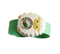 Cute Kid Watch Trendy Cartoon Design Soft Comfortable Jelly Watch for Boys Girls with Time Teaching Toy for Kids Learning Time Management (Sheep)