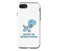 Cute Kids Beware The Snuggle Saurus Children Boys Girls Case for iPhone SE (2020) / 7/8
