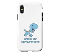 Cute Kids Beware The Snuggle Saurus Children Boys Girls Case for iPhone X/XS