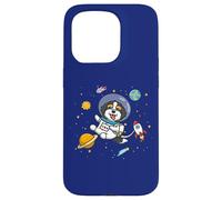 Cute Kids Boys Girls Kawaii Space Bernedoodle Dog Lover Case for iPhone 15 Pro