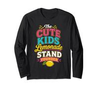 Cute Kids Lemonade Stand Founder Funny Lemonade Long Sleeve T-Shirt