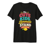 Cute Kids Lemonade Stand Founder Funny Lemonade Premium T-Shirt