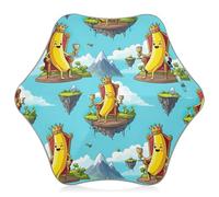 Cute Kids Umbrella Girls Essentials Uv Protection Sun Umbrellas Upf 50 Child Stick Boy Umbrellas for Rain Cheerful Cartoon Banana Crown