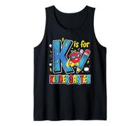 Cute Kindergarten Comic Super Hero Tank Top