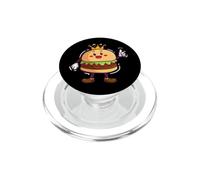 Cute King Burger PopSockets PopGrip for MagSafe