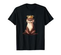 Cute King Otter with Crown Costume for Boys and Girls T-Shirt