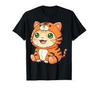 Cute Kitten Cat in Tiger Costume Kawaii Animal T-Shirt