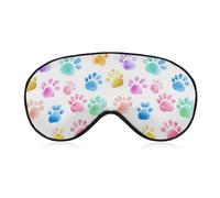 Cute Kitten Cats Paw Sleep Mask for Women Men Soft Eye Masks Adjustable Blindfold Sleeping Shade Cover 8 X 4 Inch