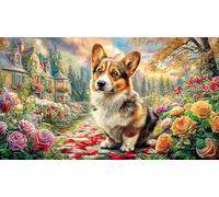 Cute-kitten-gardening-with-bunnies 1000 Pieces Jigsaw Puzzle Recycled Paper Educational Game Challenge Fun Present & Activity for Home for Adults Kids 70x50/1000pcs