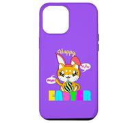 Cute Kitten Happy Easter Cat Bunny Ears and Egg Kids Women Case for iPhone 12 Pro Max