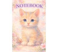 Cute Kitten Lined Notebook: Adorable Pastel Cat Journal for Kids, Teens & Adults | 5.5” x 8.5” | 180 Pages: Cute Pastel Watercolor Cat Design • Perfect for School, Journaling, Writing & Daily Notes