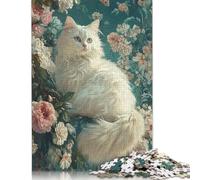 Cute Kitten Puzzle for Teenagers 1000 Pieces Puzzle Brain Teaser Puzzles For Adults 1000pcs (75x50cm)