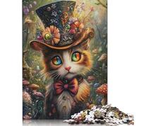 Cute Kitten Puzzles for Adults 500 Pieces Puzzle for Adults And Teenager Family Game 500pcs (52x38cm)