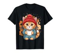 Cute Kitten with his - La Petit chat's Coffee Break T-Shirt