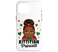 Cute Kittitian Princess Girl Roots St Kitts Flag Heritage Case for iPhone 16 Pro Max