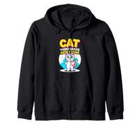Cute Kitty Back To School Cat Third Grade Here I Come Zip Hoodie