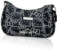 Cute Kitty Friends Shoulder Bags for Women, PU Tote Handbag with Zipper Closure Mini Clutch Shoulder Purse, Underarm Wallet, Black Kt