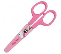 Cute Kitty Friends Stationery Scissors with Safety Cap (Pink)