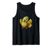 Cute Kiwi Bird Fantasy Tropical Fruit Animal Art Tank Top