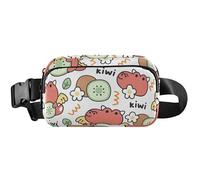 Cute Kiwi Birds Green Fanny Packs for Women Hip Bag Belt Pouch Waterproof Designer Crossbody Waist Bag, Cute Kiwi Birds Green, 8 x 5.3 x 2.3 inch, Funny Cute, Cute Kiwi Birds Green, 8 x 5.3 x 2.3 inch
