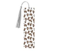 Cute Kiwi Birds Print Wooden Bookmark with Tassel for Reading, Perfect Gift for Book Lovers