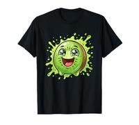 Cute Kiwi Face Cartoon Fruit Kawaii Aesthetic T-Shirt