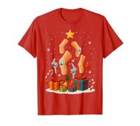 Cute Knee Replacement New Knee Surgery Christmas Tree Xmas T-Shirt