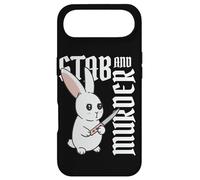 Cute Knife Bunny Stab and Murder Edgy Dark Humor Kawaii Meme Case for iPhone Air