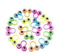Cute Knuckles 50x Cartoon Rings Personalized Eye Finger Puppets Eyes Rings Decor Kids Self-adhesive Craft Eyes