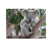 Cute Koala,500 Pieces Puzzles for Adults-Wooden Jigsaw Puzzle for Adults Elderly