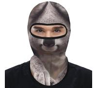 Cute Koala Balaclava Ski Mask Lightweight Neck Gaiter Windproof Full Head Mask for Men Women Cold Weather Face Mask for Cycling Motorcycle Snowboarding White, White, One size
