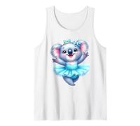 Cute Koala Ballerina Dancing Animal Tank Top