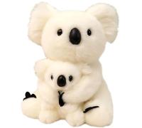 Cute Koala Bear Emotional Healing on Demand, Ultra-Soft Koaly Plush, Stuffed Animal Mimics Real Movements for Gifts for Kids & Adults White B 28cm