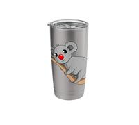 Cute Koala Bear On The Tree Branch Red Nose Koalas Stainless Steel Insulated Tumbler