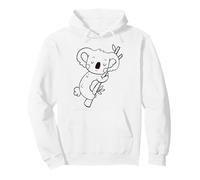 Cute Koala Bear Paint & Colour for Kids Pullover Hoodie