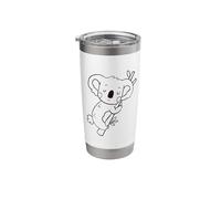 Cute Koala Bear Paint & Colour for Kids Stainless Steel Insulated Tumbler