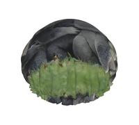 Cute Koala bear Print Shower Cap for Women & Men â€“ Reusable Double-Layer Bath Hair Cap with Elastic Strap One Size