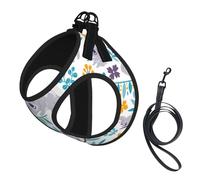 Cute Koala Bears And Floral,Pet Harness,Adjustable Reflective Dog Harness,Pet Leash Vest,M