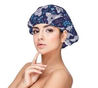 Cute Koala Bears Animals Australia,Adult's Satin Sleeping Cap - Women's Elastic Sleep Bonnet, Adjustable Overnight Hair Cover