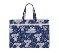 Cute Koala Bears Animals Australia,Canvas Document Bag Zipper File Tote Bag Handbag Briefcase for School Office