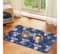 Cute Koala Bears Animals Australia,Waterproof Pet Feeding Mat,PU Leather Placemats for Cat Dog Water Bowl,Food Mats,30x45cm