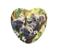 Cute Koala Bears Car Air Freshener Decorative Hanging Aromatherapy Tablets for Car Trucks Love form