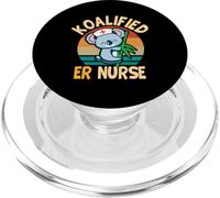 Cute Koala Bears Emergency Room Koalified ER Nurse PopSockets PopGrip for MagSafe