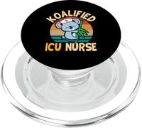 Cute Koala Bears Intensive Care Unit Koalified ICU Nurse PopSockets PopGrip for MagSafe