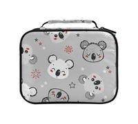 Cute Koala Bears Stars Colored Pencil Bag Large Capacity Pencil Case for Colouring Pencils Pen Bag Marker Organizer